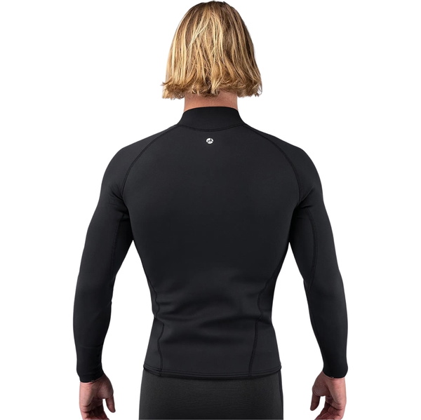 2026 Zhik Mens Microfleece Neoprene Wetsuit Top DTP-0530-BLK - Black